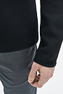 Viscose interlock tricot sweatshirt 3 | BLACK | Audimas