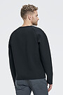 Viscose interlock tricot sweatshirt 2 | BLACK | Audimas