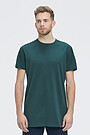 Prolonged cotton tee 1 | GREEN/ KHAKI / LIME GREEN | Audimas