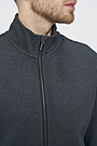 Cotton terry zip-through jacket 3 | GREY/MELANGE | Audimas