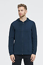 Prolonged zip-through hoodie 2 | BLUE | Audimas