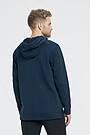 Prolonged zip-through hoodie 3 | BLUE | Audimas