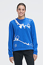 Medvilnės TERRY trikotažo džemperis 1 | BLUE | Audimas