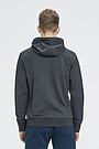 Cotton terry zip-through hoodie 2 | GREY/MELANGE | Audimas