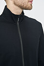 Cotton terry zip-through jacket 3 | BLACK | Audimas