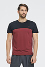 Functional tee 1 | BROWN/BORDEAUX | Audimas