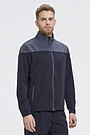Stretch woven jacket 1 | BLACK/ASPHALT | Audimas