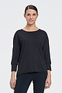 Modal long sleeve top 1 | BLACK | Audimas