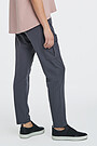 Stretch woven patch pockets pants 2 | GREY/MELANGE | Audimas