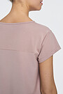 Modal relaxed fit tee 4 | RED/PINK | Audimas