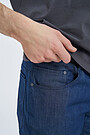 Regular fit stretch denim pants 3 | BLUE | Audimas