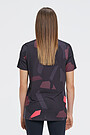 Functional printed tunic top 2 | RED/PINK | Audimas