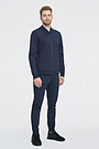 Pique cotton regular fit sweatpants 4 | BLUE | Audimas