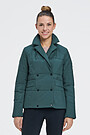 Short insulated jacket 1 | GREEN/ KHAKI / LIME GREEN | Audimas
