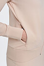 Modal tricot zip-through jacket 4 | RED/PINK | Audimas