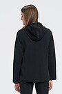 Pique cotton zip-through jacket 2 | BLACK | Audimas