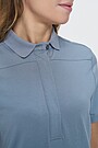 Modal tricot polo dress 4 | GREY/MELANGE | Audimas