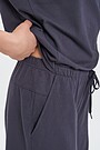 Lightweight cotton jersey shorts jumpsuit 3 | GREY/MELANGE | Audimas