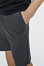 Cotton terry shorts 3 | GREY/MELANGE | Audimas