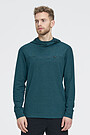 Modal tricot hoodie 2 | GREEN/ KHAKI / LIME GREEN | Audimas