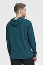 Modal tricot hoodie 3 | GREEN/ KHAKI / LIME GREEN | Audimas