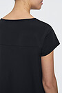 Modal relaxed fit tee 3 | BLACK | Audimas