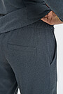 Lightweight feece slim fit sweatpants 3 | GREY/MELANGE | Audimas
