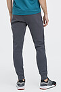 Cotton interlock tricot slim fit sweatpants 2 | GREY/MELANGE | Audimas