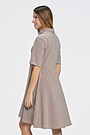 Wrinkle-free lightweight dress 2 | BROWN/BORDEAUX | Audimas