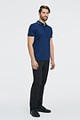 Mercerized cotton polo shirt 4 | BLUE | Audimas