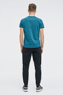 Cotton interlock tricot slim fit sweatpants 5 | BLACK | Audimas