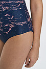 Printed one-piece swimsuit 4 | BLUE | Audimas