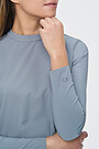 SENSITIVE tricot long sleeve dress 3 | GREY/MELANGE | Audimas