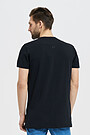 Prolonged cotton tee 2 | BLACK | Audimas