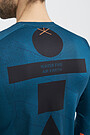 Rashguard top with UV protection 4 | BLUE | Audimas