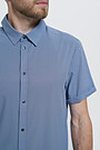 Wrinkle-free stretch woven short sleeves shirt 2 | WHITE | Audimas