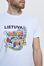 Cotton tee SURINK LIETUVĄ 3 | WHITE | Audimas