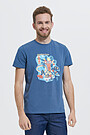 Cotton tee SURINK LIETUVĄ 1 | BLUE | Audimas