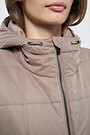 Long Thermore insulated jacket 3 | BROWN/BORDEAUX | Audimas