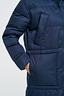 Lightweight puffer long down coat 4 | BLUE | Audimas