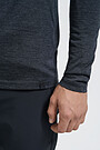 Fine merino wool long sleeve top 3 | GREY/MELANGE | Audimas