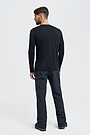 Fine merino wool long sleeve top 5 | BLACK | Audimas