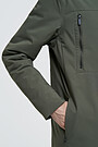 Long rain protective Thermore insulated parka 4 | GREEN/ KHAKI / LIME GREEN | Audimas