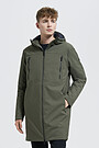 Long rain protective Thermore insulated parka 1 | GREEN/ KHAKI / LIME GREEN | Audimas