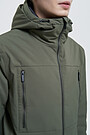 Long rain protective Thermore insulated parka 3 | GREEN/ KHAKI / LIME GREEN | Audimas