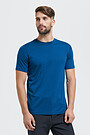 Fine merino wool short sleeve top 1 | BLUE | Audimas