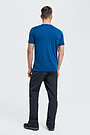 Fine merino wool short sleeve top 5 | BLUE | Audimas