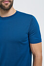 Fine merino wool short sleeve top 3 | BLUE | Audimas