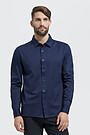 Mercerized cotton shirt 1 | BLUE | Audimas