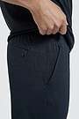 Soft surface regular fit sweatpants 3 | BLACK | Audimas